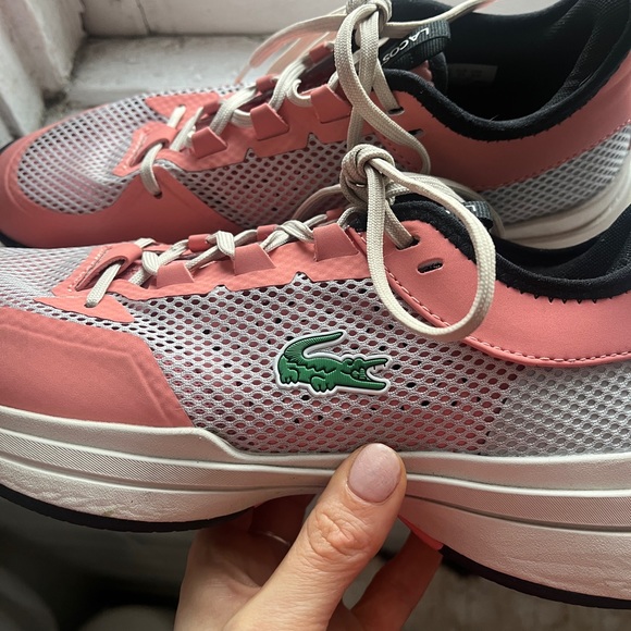 Lacoste Pink Tennis Or Pickleball Shoes nearly new - Picture 10 of 12